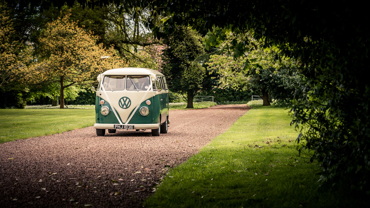 VW Camper Van Wedding Advertising